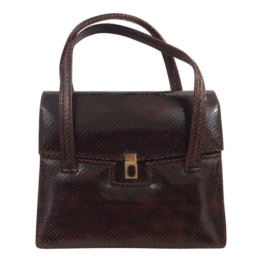 Sac à main en serpent