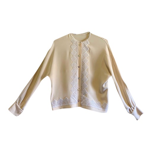 Blouse brodée