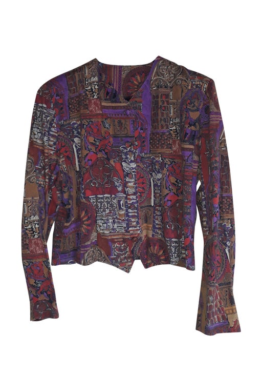 Blouse multicolore