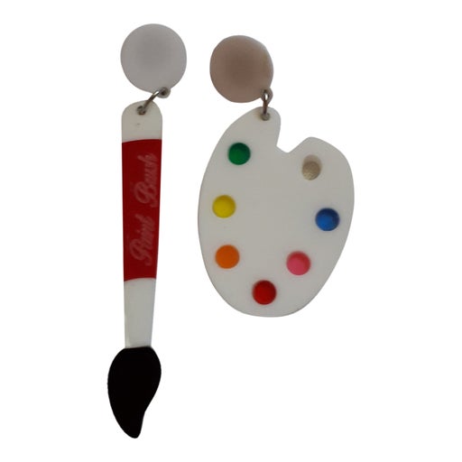 Boucles d'oreilles en plastique