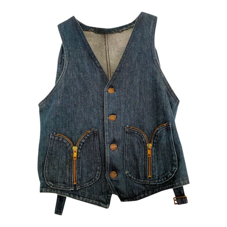 Gilet en jean for women Imparfaite