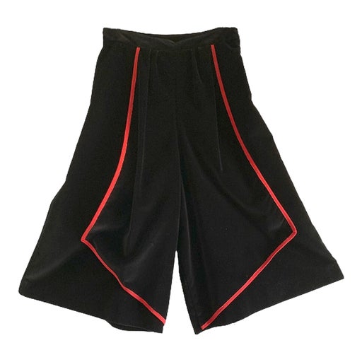 Jupe culotte en velours