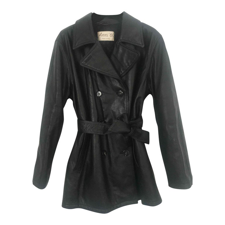 Trench en cuir