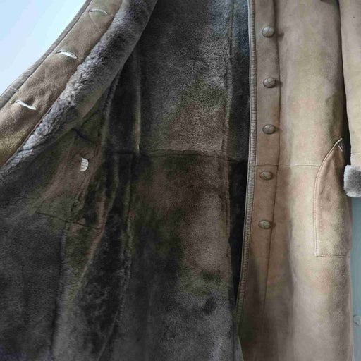 Manteau peau lainée