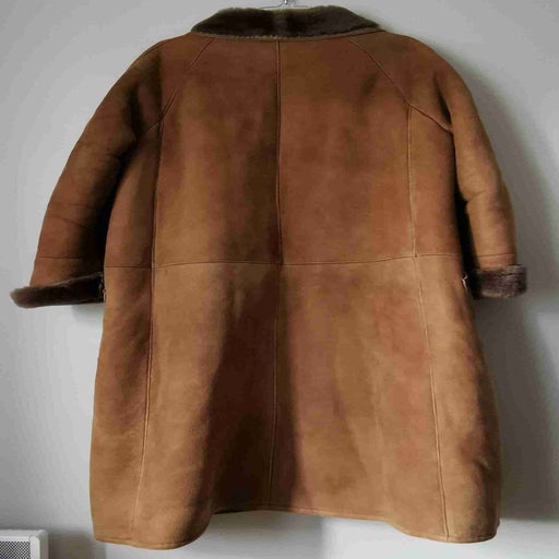 Manteau peau lainée