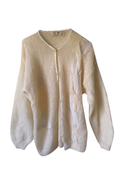 Cardigan en laine et mohair