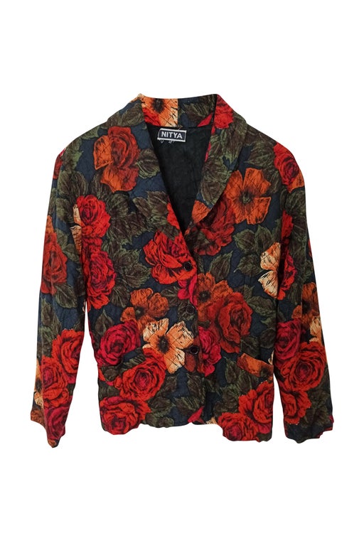 Blazer à fleurs