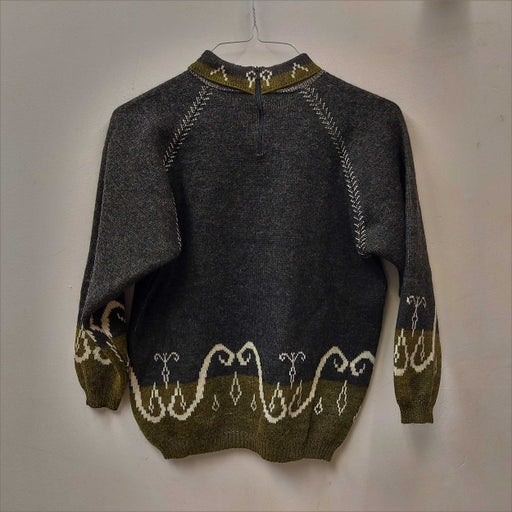 Pull en laine gris anthracite