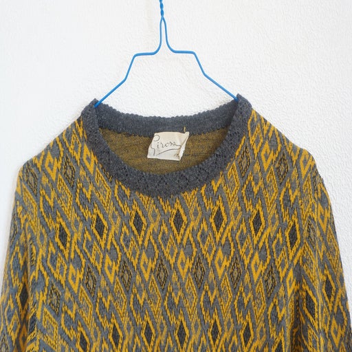 Pull en maille à motifs