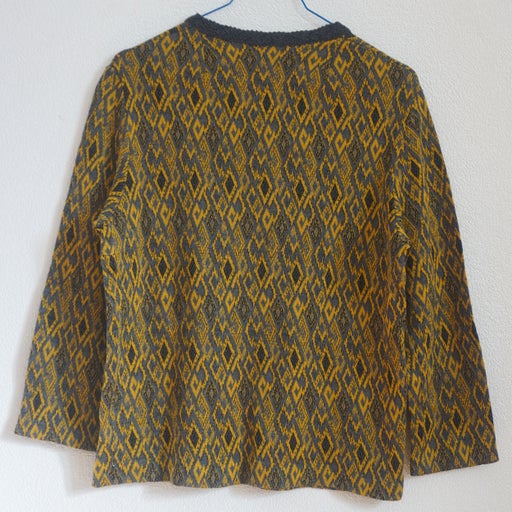 Pull en maille à motifs