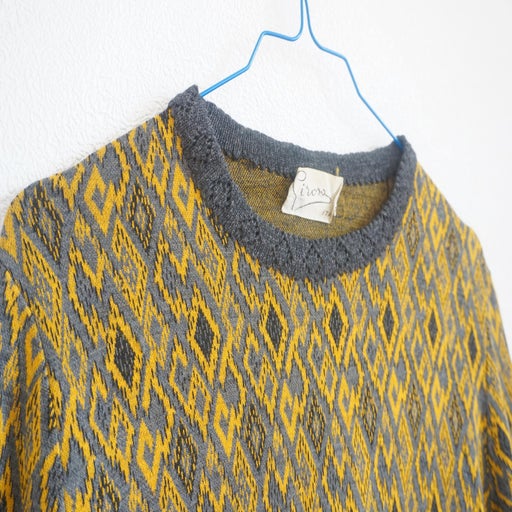 Pull en maille à motifs