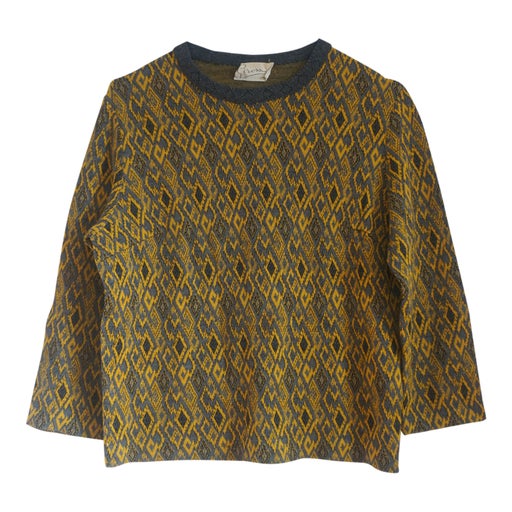 Pull en maille à motifs