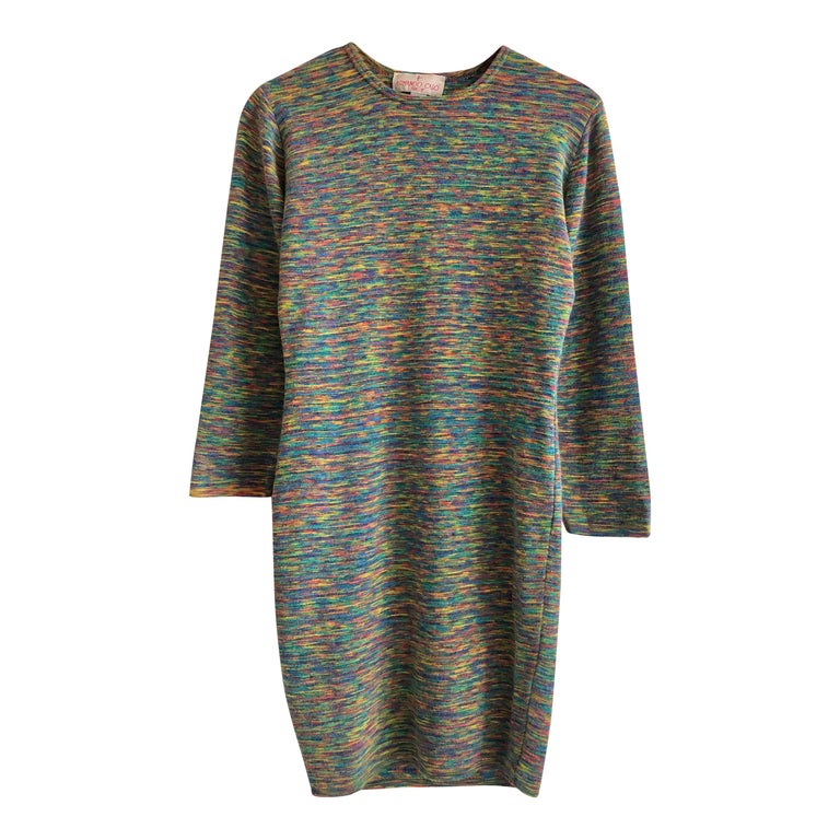 Robe pull multicolore pour femme Imparfaite