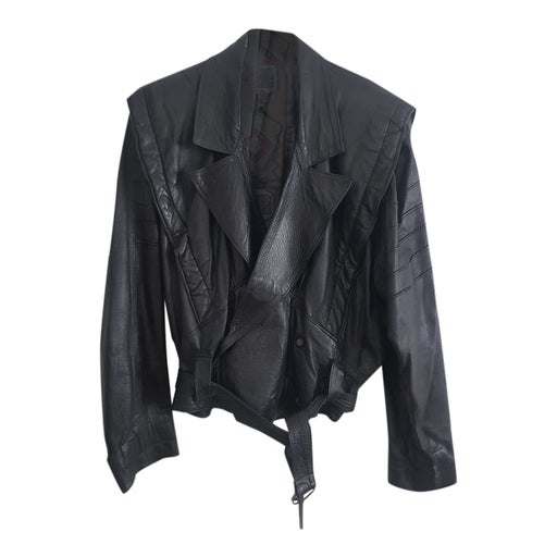 Blouson en cuir d'agneau