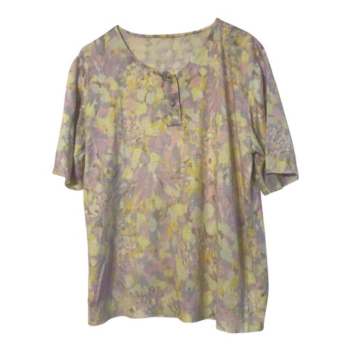 Top à fleurs