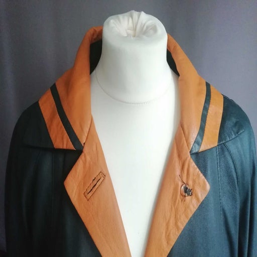 Trench en cuir