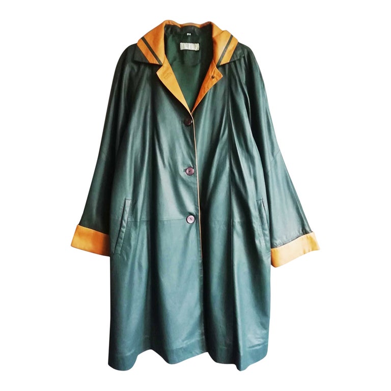 Trench en cuir