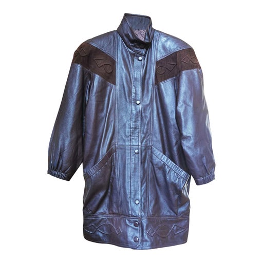 Manteau en cuir