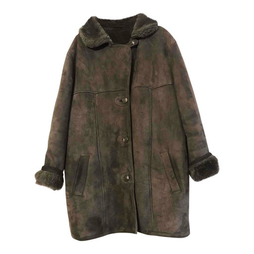 Manteau en peau lainée