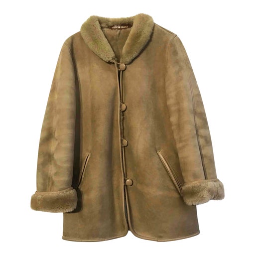Manteau en peau lainée