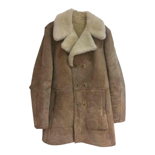 Manteau en peau lainée