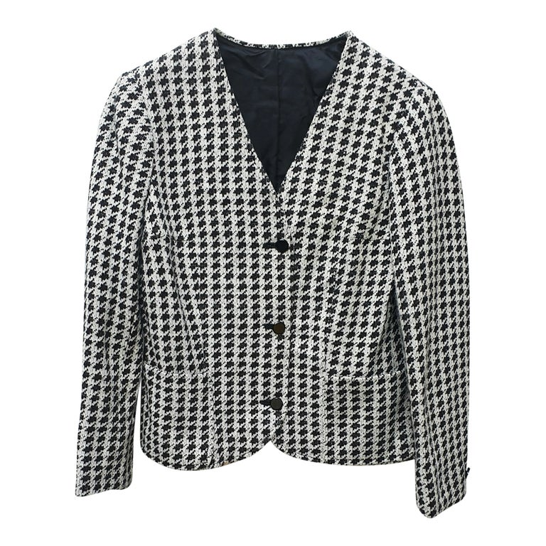 Blazer pied de store coq