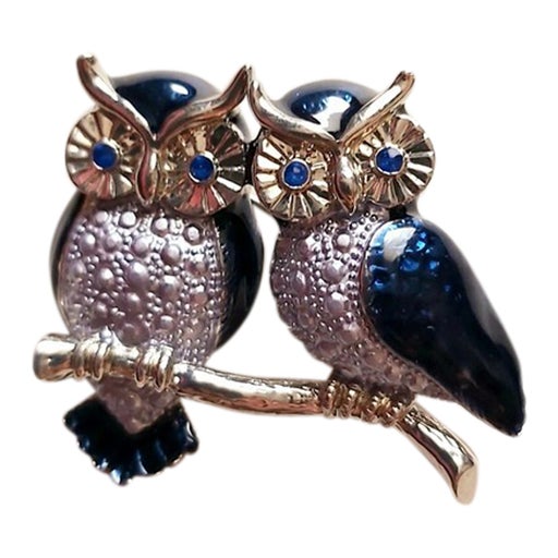 Broche hiboux