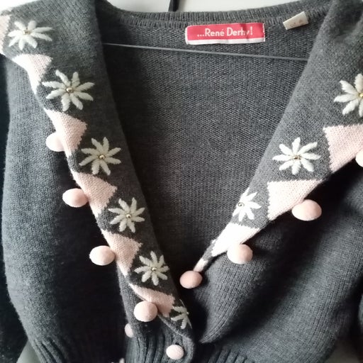 Cardigan à pompons