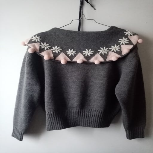Cardigan à pompons
