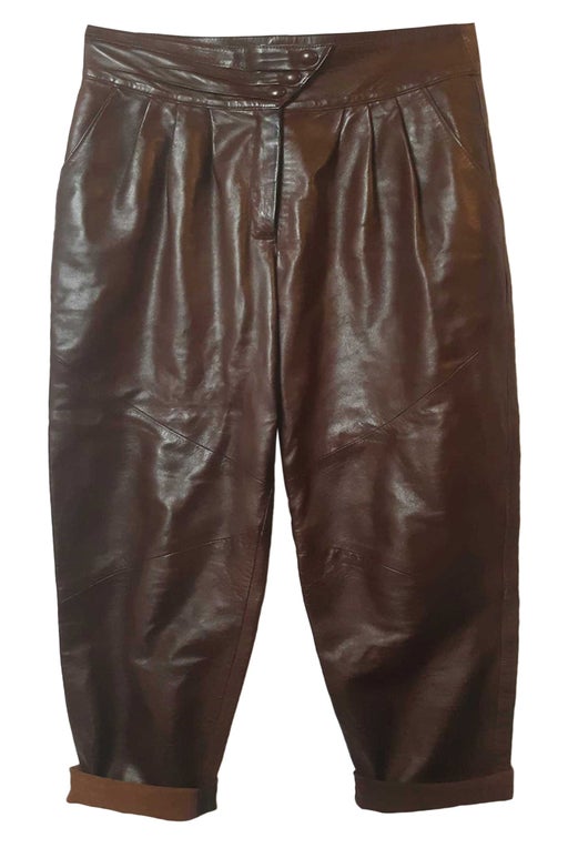 Pantalon en cuir
