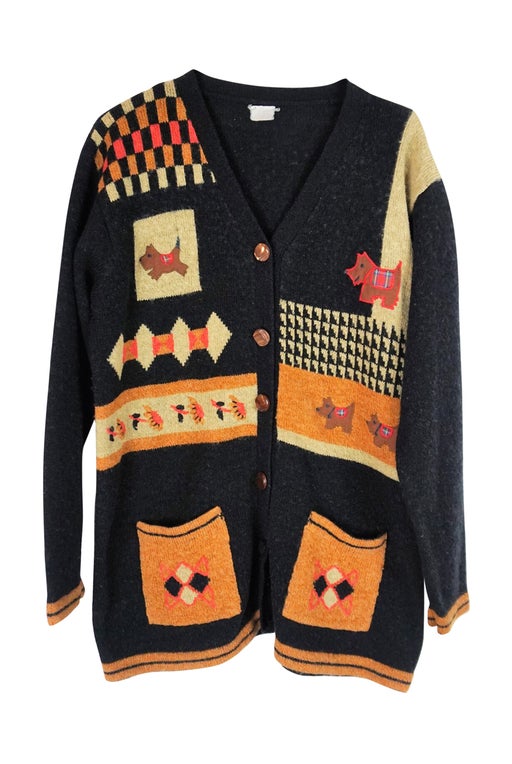 Cardigan à motifs