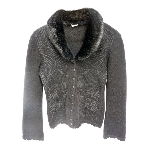 Cardigan fourrure