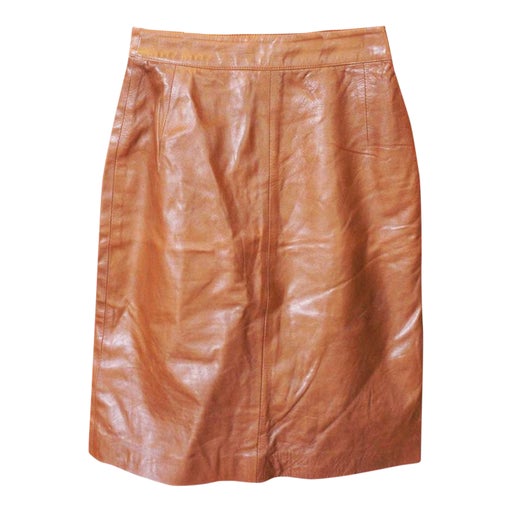 Jupe en cuir
