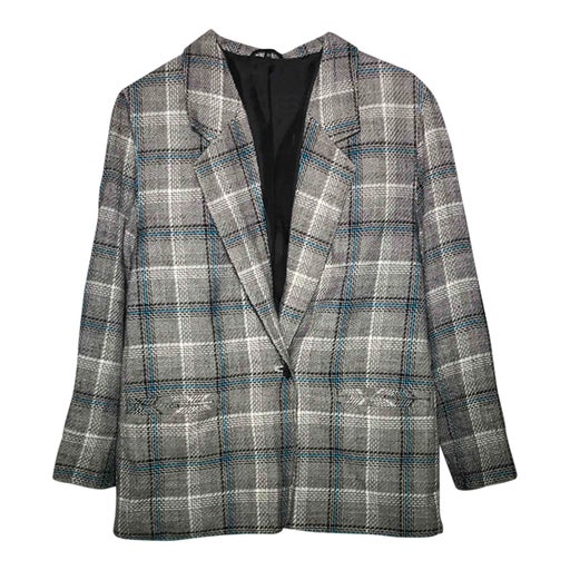 Blazer à carreaux