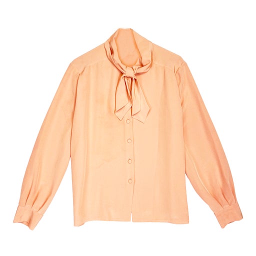 Chemise col lavallière femme best sale