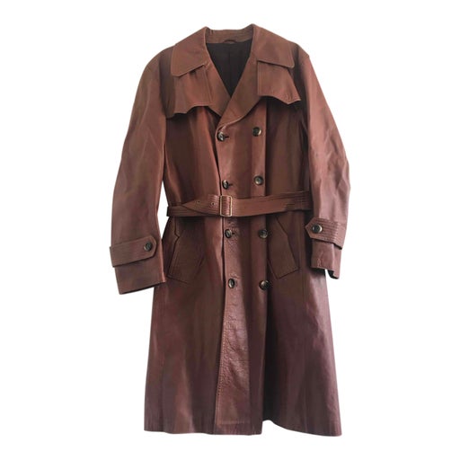 Trench en cuir