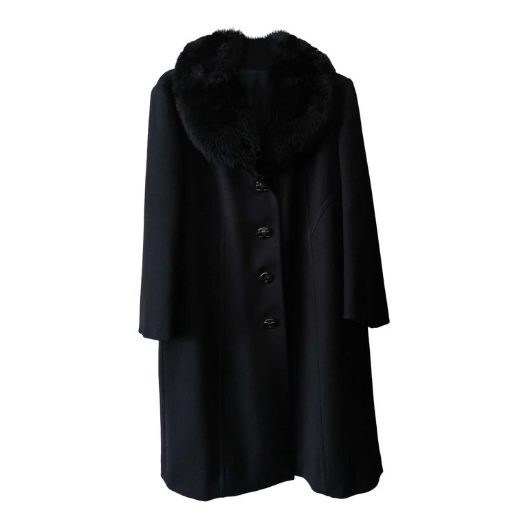 Col fausse fourrure top pour manteau