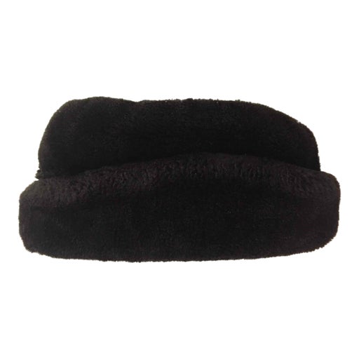 Chapeau en cuir et fausse fourrure