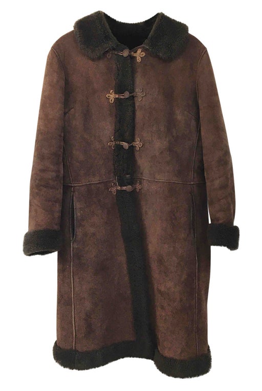 Manteau en peau lainée