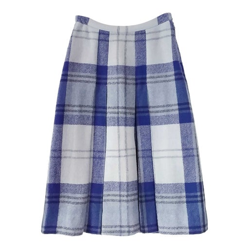 Jupe Hermès en laine et cachemire