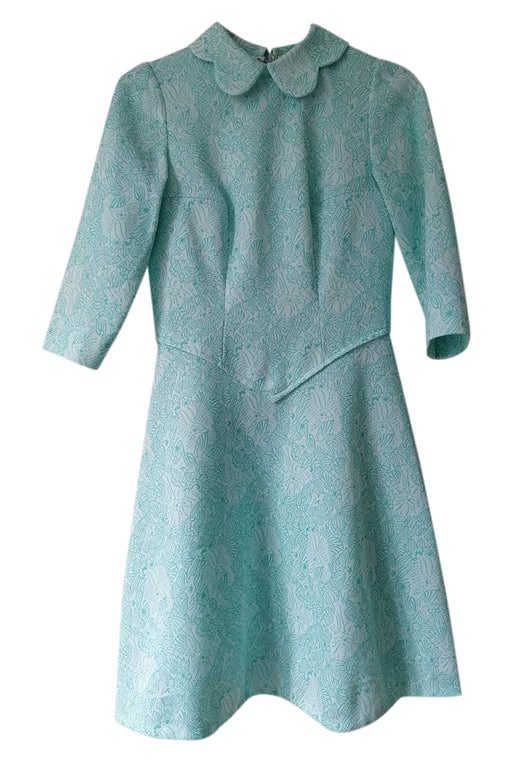 Mini robe babydoll 60's