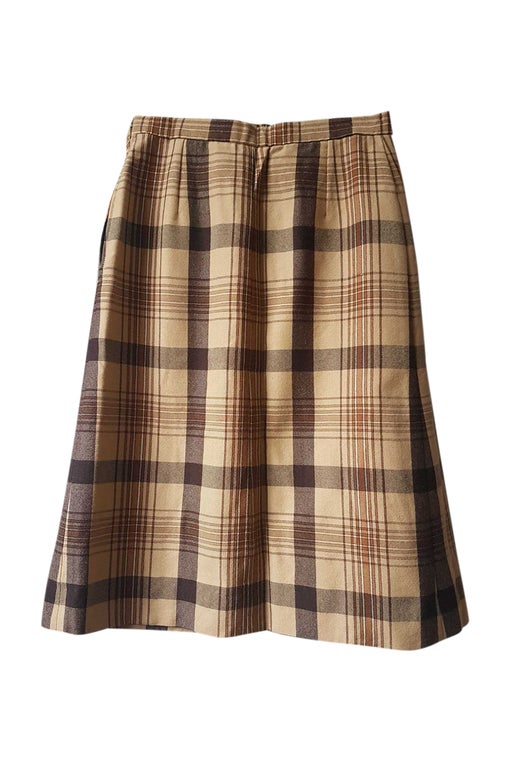 Jupe plissée tartan