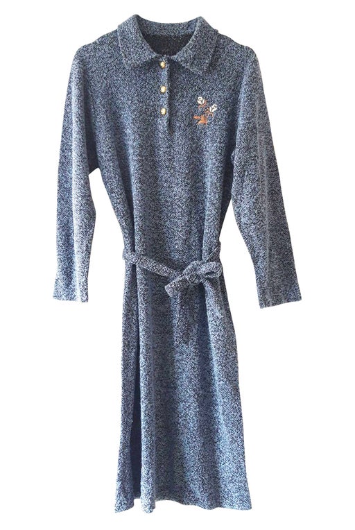 Robe ceinturée en laine