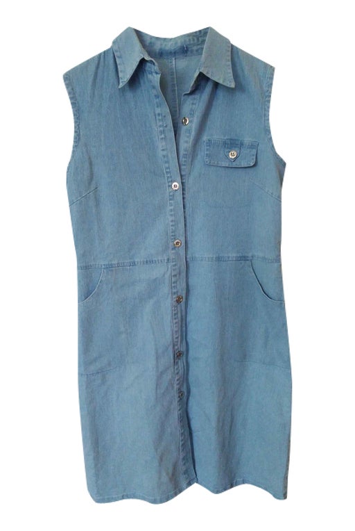 Robe chemise en jean