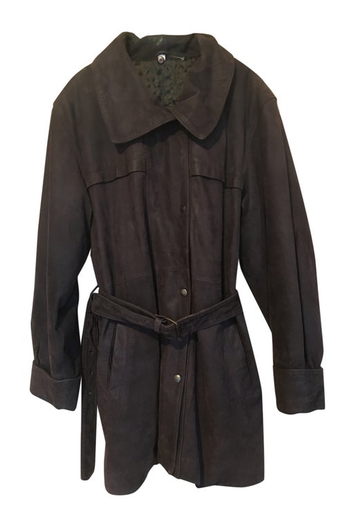 Trench en cuir