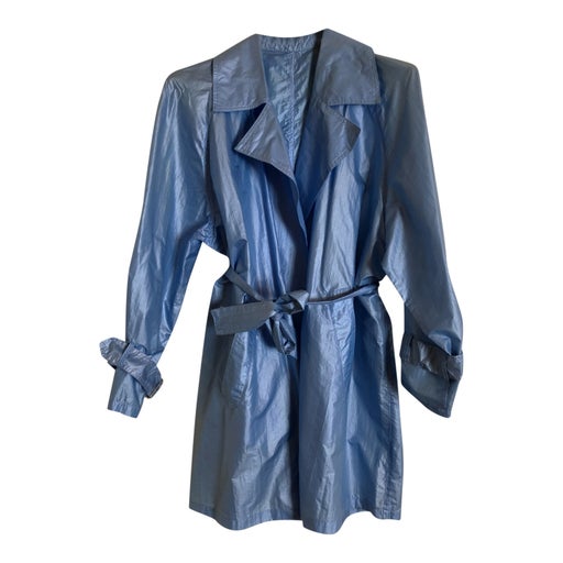 Trench bleu brillant