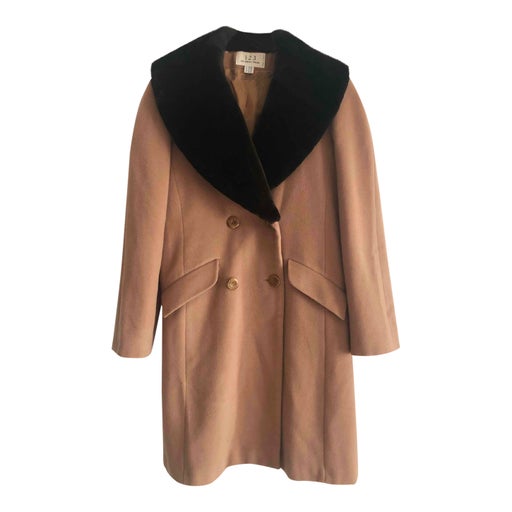 Manteau en laine et angora
