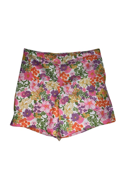 Mini short à fleurs