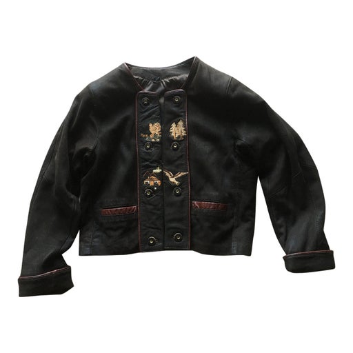 Veste autrichienne en cuir