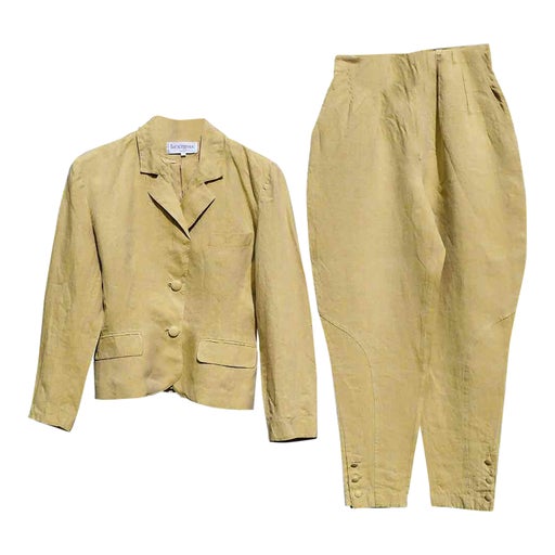 Tailleur pantalon en lin